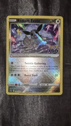 2022 Pokemon GO Radiant Eevee Black Star Promo BSP #SWSH230 - Image 1