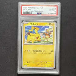 PSA10 Pikachu Gym Promo 120 & 197/SV-P Sequential Set 2023 2024 Pokemon Japanese - Image 4