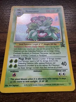 Pokemon TCG Venusaur #13 Holo Black Star Promo Nintendo Power Game Boy 2000 - Image 2