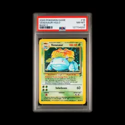 🍃 PSA 8 Venusaur-Holo Rare 2000 Pokemon Game Base Set 2 Unlimited #18 NM-MT - Image 1