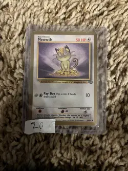 Meowth - (Gold Bordered Promo) 56/64 Miscellaneous Cards & Products Regular - Image 1