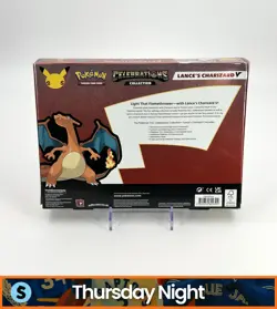POKEMON TCG CELEBRATIONS COLLECTION LANCE'S CHARIZARD V SEALED BOX - Image 2