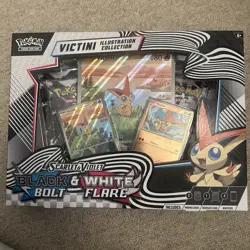 Pokemon TCG Black Bolt White Flare Victini Illustration Collection Box X1 Sealed - Image 1