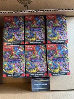 LOT OF 6 Pokemon Mega Evolution Phantasmal Flames Booster Bundle Sealed - Image 1