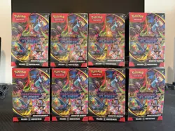 LOT OF 8 Pokemon Mega Evolution Phantasmal Flames Booster Bundle Sealed - Image 1