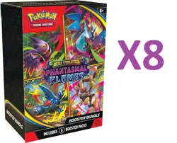 Pokemon TCG - Mega Evolution Phantasmal Flames Booster Bundle - Lot of 8 Sealed - Image 1