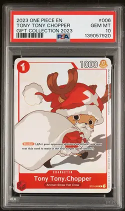 2023 ONE PIECE GIFT COLLECTION 2023 #006 TONY TONY CHOPPER PSA 10 - Image 1