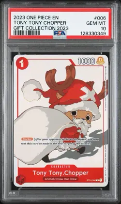 TONY TONY CHOPPER 006 PSA 10 One Piece 2023 GIFT COLLECTION - Image 1