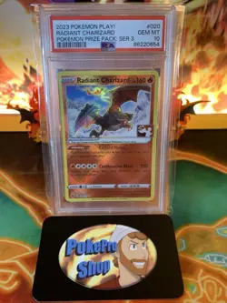 Pokemon Play Prize Pack Series 3 Radiant Charizard 020 - PSA 10 GEM MINT - Image 1