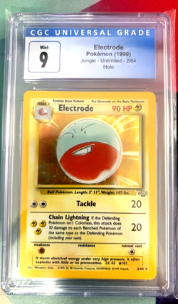 Electrode 1st edition 2/64 Jungle Holo CGC 9 MINT - Image 1