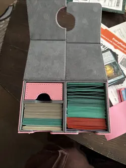 MTG Deck Holder W/ Dice and Lot of Cards Magic The Gathering - Image 4