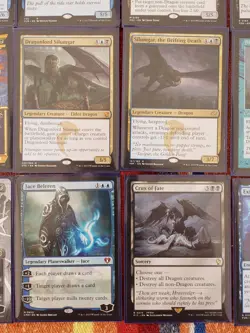 Custom Commander deck Dragonlord Silumgar Black/Blue DRAGONS Magic Duel 100 card - Image 5