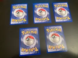 Lot of *5* Pokemon TCG Base Set Trainer Cards: #72,74,77,78,79 LP - Image 2