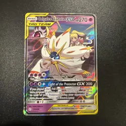 Pokemon TCG Solgaleo & Lunala GX 75/236 Sm-Cosmic Eclipse Holo NM - Image 1
