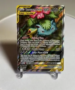 Pokemon SM Cosmic Eclipse Solgaleo & Lunala GX 75/236 NM Rare Vintage - Image 1