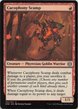 Cacophony Scamp U Phyrexia: All Will Be One 124 LP-NM - Image 1