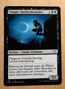 Mtg Magic: Vampir-Nachtschwarmer,Vampire Nighthawk, DEUTSCH Nearmint - Image 1