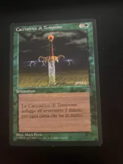 MTG STORM SEEKER EXC CACCIATRICE DI TEMPESTE IT_LG ITALIAN VINTAGE MAGIC - Image 1