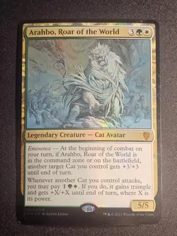 MTG - Arahbo, Roar of the World C17 Oversized - Image 1