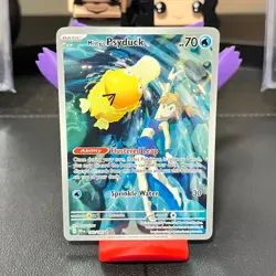 Pokemon TCG Misty's Psyduck Scarlet & Violet 193/182 Destined Rivals NM - Image 1
