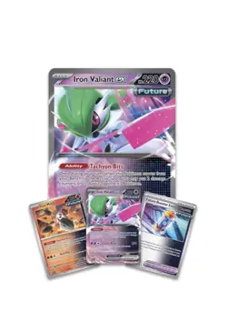 Iron Valiant ex Pokemon Scarlet & Violet TCG Box SEALED PARADOX RIFT With Promo - Image 2