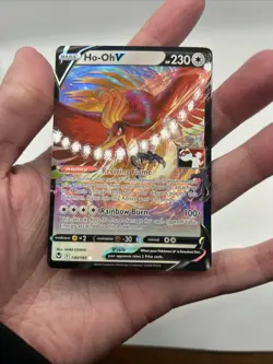 140/195 Ho-oh V Prize Pack Series Stamped Play Pokemon TCG Silver Tempest - Image 4