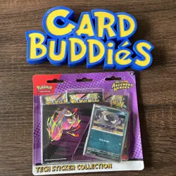 Pokemon TCG Mega Evolution Ascended Heroes Tech Sticker Collection Purple - Image 1