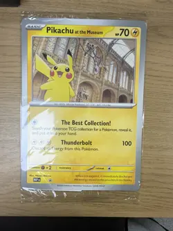 Pokemon Pikachu At The Museum Promo In Hand Brand New Sealed - Image 1