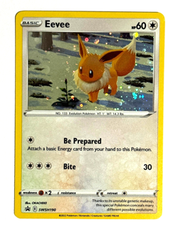 Pokemon TCG Eevee SWSH190 Promo SWSH: Sword & Shield Promo Cards - Image 1