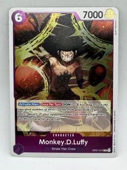 One Piece OP07-073 Monkey.D.Luffy English - 500 Years In The Future - Image 1