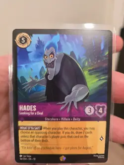 Hades #56 Wispers In the Well Legendary Non-Foil Disney Lorcana - Image 1