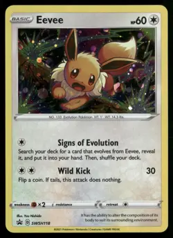 Eevee - SWSH118 SWSH: Sword & Shield Promo Cards Pokemon TCG - Image 1