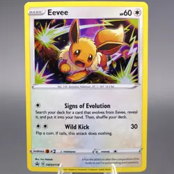 Eevee SWSH118 Promo SWSH: Sword & Shield Promo Cards Pokemon TCG NM - Image 1