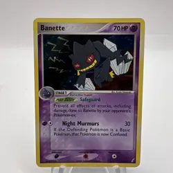 Banette 1/100 Holo Rare EX Crystal Guardians Pokemon TCG - LP - Image 1