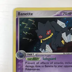 Banette 1/100 EX Crystal Guardians Reverse Holo Pokemon Card LP+ - Image 4