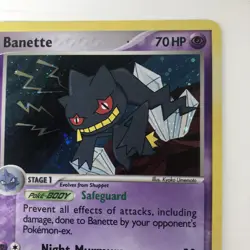 Banette 1/100 EX Crystal Guardians Reverse Holo Pokemon Card LP+ - Image 5