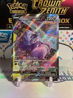 Pokemon Galarian Slowking V Sword & Shield Chilling Reign Alternate Art 179/198 - Image 1