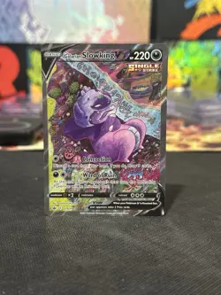 Pokemon Galarian Slowking V Sword & Shield Chilling Reign Alternate Art 179/198 - Image 1