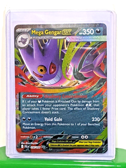 Mega Gengar ex 056/094 Me02: Phantasmal Flames Holo Double Rare *Free Shipping* - Image 1