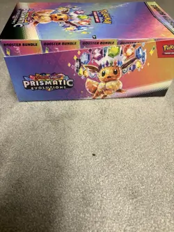 Pokemon Prismatic Evolution Booster Bundle Display Case FACTORY SEALED - Image 2