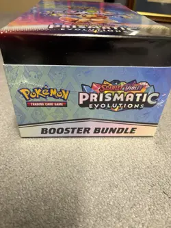 Pokemon Prismatic Evolution Booster Bundle Display Case FACTORY SEALED - Image 3