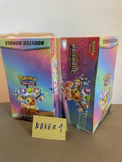 Pokemon TCG: Prismatic Evolutions Booster Bundle Display Case Factory Sealed ✅ - Image 3
