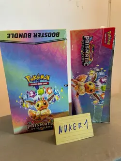 Pokemon TCG: Prismatic Evolutions Booster Bundle Display Case Factory Sealed ✅ - Image 4
