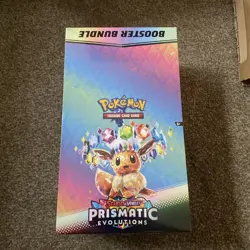 Pokemon TCG: Prismatic Evolutions Booster Bundle Display Case Factory Sealed - Image 1
