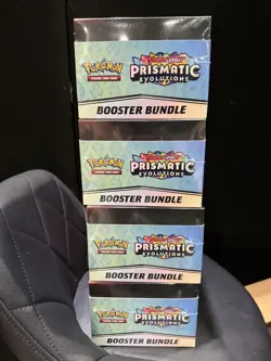 Pokemon TCG Prismatic Evolutions Booster Bundle x10 Factory SEALED Display Case - Image 2