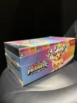 Pokemon TCG Prismatic Evolutions Booster Bundle x10 Factory SEALED Display Case - Image 4
