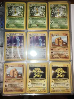 Unlimited COMPLETE English And Spanish Pokemon BASE Set Non-Holo Partial 1st Ed - Image 1