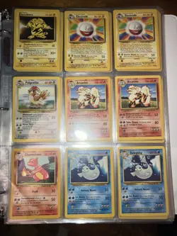 Unlimited COMPLETE English And Spanish Pokemon BASE Set Non-Holo Partial 1st Ed - Image 2