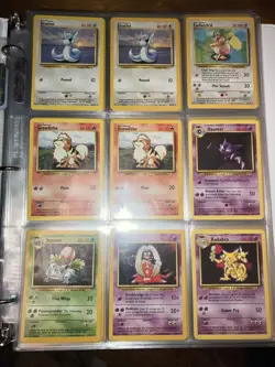 Unlimited COMPLETE English And Spanish Pokemon BASE Set Non-Holo Partial 1st Ed - Image 3