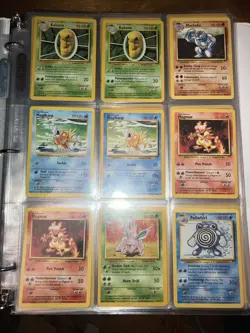 Unlimited COMPLETE English And Spanish Pokemon BASE Set Non-Holo Partial 1st Ed - Image 4